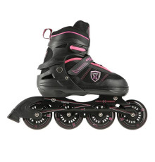 NA19088 BLACK-PINK SIZE M (35-38) IN-LINE SKATES NILS EXTREME