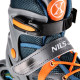 Роликові ковзани NILS EXTREME NJ1828A розмір M(35-38) сіро-помаранчевий