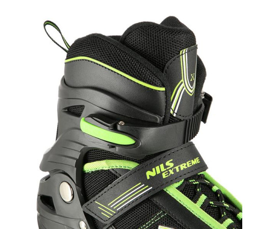 Роликові ковзани NILS EXTREME NA19088 розмір M (35-38) чорно-зелений Роликові ковзани NILS EXTREME NA19088 розмір M (35-38) чорно-зелений