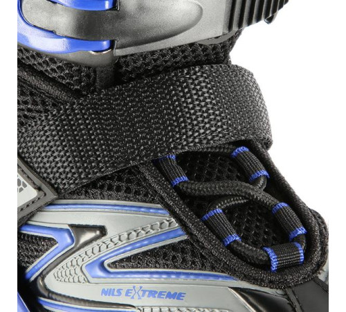 Роликові ковзани NILS EXTREME NA11010 розм. L (39-42) чорно-сині Роликові ковзани NILS EXTREME NA11010 розм. L (39-42) чорно-сині