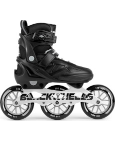 Роликові ковзани Blackwheels Dynamic L - розмір 39-42, чорні