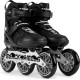 Роликові ковзани Blackwheels Dynamic M - розмір 35-38, чорні