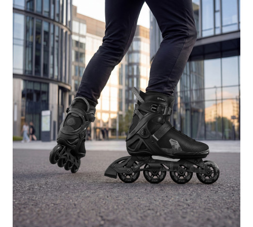 Роликові ковзани NILS EXTREME NA623 VELO CITY розмір 38, чорні
