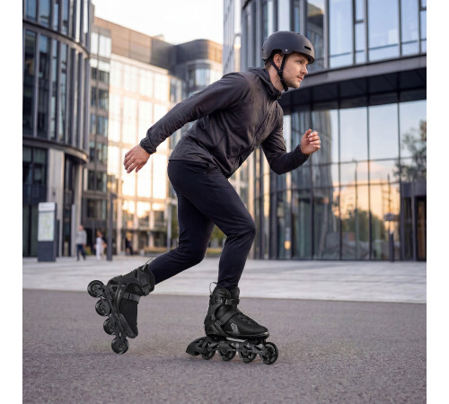 Роликові ковзани NILS EXTREME NA623 VELO CITY розмір 40, чорні