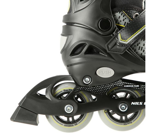 Роликові ковзани NILS EXTREME NA14198 розм. M (35-38) чорно-жовтий Роликові ковзани NILS EXTREME NA14198 розм. M (35-38) чорно-жовтий