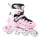 Роликові ковзани 4в1 NILS EXTREME NH1090 розмір S 31-34, рожеві