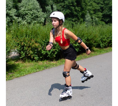 Роликові ковзани розмір 35 NILS EXTREME SLALOM NA20001 білий Роликові ковзани розмір 35 NILS EXTREME SLALOM NA20001 білий