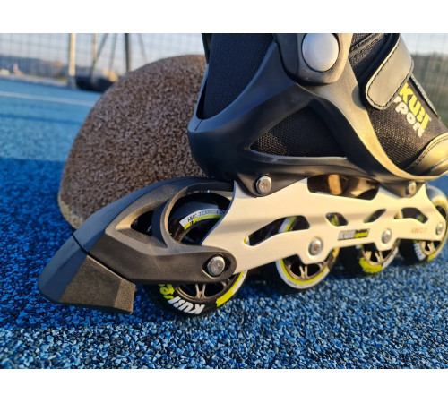 Роликові ковзани KUBISPORT розмір 43, чорно-жовті