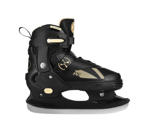 Роликові ковзани 2в1 NILS EXTREME NH382 розмір L 40-43, чорно-золотисті