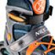 Ролики NILS EXTREME NJ1828A сіро-помаранчеві розмір S(31-34)