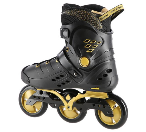 Роликові ковзани розмір 35 NILS EXTREME SLALOM NA20006 чорно-золотий Роликові ковзани розмір 35 NILS EXTREME SLALOM NA20006 чорно-золотий