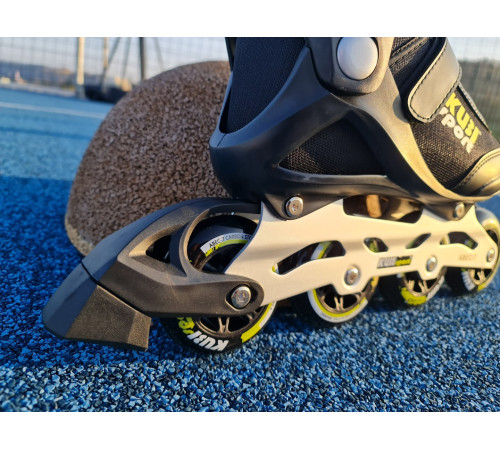 Роликові ковзани KUBISPORT розмір 46, чорно-жовті
