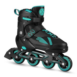 NH382 IN-LINE SKATES/HOCKEY ICE SKATES SET 2IN1 ENZO GREEN SIZE L(40-43) NILS EXTREME
