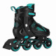 NH382 IN-LINE SKATES/HOCKEY ICE SKATES SET 2IN1 ENZO GREEN SIZE L(40-43) NILS EXTREME