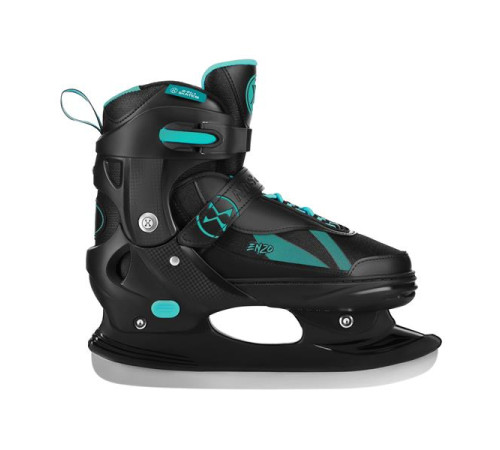 NH382 IN-LINE SKATES/HOCKEY ICE SKATES SET 2IN1 ENZO GREEN SIZE L(40-43) NILS EXTREME