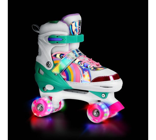 Роликові ковзани NILS Extreme NQ0187 розмір M 35-38, різнокольорові