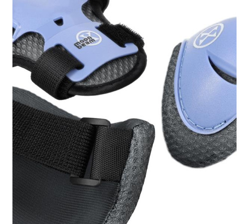 Роликові ковзани з комплектом захисту NILS EXTREME Moonbeam NA0189 розмір L 39-42, чорно-сині