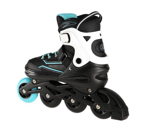 Роликові ковзани NILS EXTREME NA1169A розмір M 35-38, чорно-блакитні