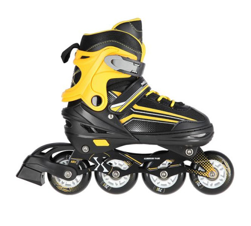 Роликові ковзани 2в1 NILS EXTREME NH18190 розмір M 34-38, чорно-жовті