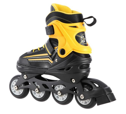 Роликові ковзани 2в1 NILS EXTREME NH18190 розмір M 34-38, чорно-жовті