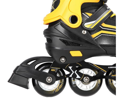 Роликові ковзани 2в1 NILS EXTREME NH18190 розмір M 34-38, чорно-жовті