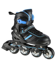 Роликові ковзани 2в1 NILS EXTREME NH18191 розмір M 34-38, чорно-сині