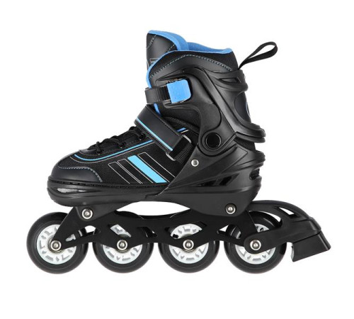 Роликові ковзани 2в1 NILS EXTREME NH18191 розмір M 34-38, чорно-сині