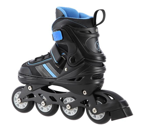 Роликові ковзани 2в1 NILS EXTREME NH18191 розмір M 34-38, чорно-сині