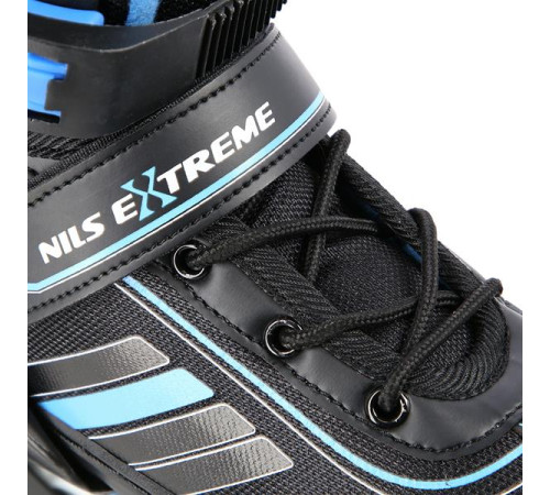 Роликові ковзани 2в1 NILS EXTREME NH18191 розмір L 39-42, чорно-сині
