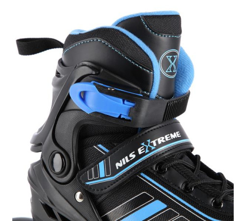 Роликові ковзани 2в1 NILS EXTREME NH18191 розмір L 39-42, чорно-сині