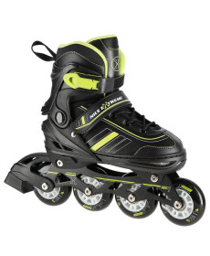Роликові ковзани 2в1 NILS EXTREME NH18191 розмір L 39-43, чорно-жовті