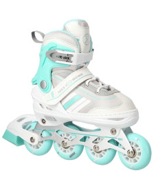 Роликові ковзани 2в1 NILS EXTREME NH18191 розмір S 29-33, біло-блакитні