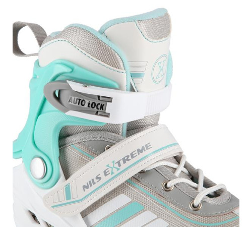 Роликові ковзани 2в1 NILS EXTREME NH18191 розмір S 29-33, біло-блакитні