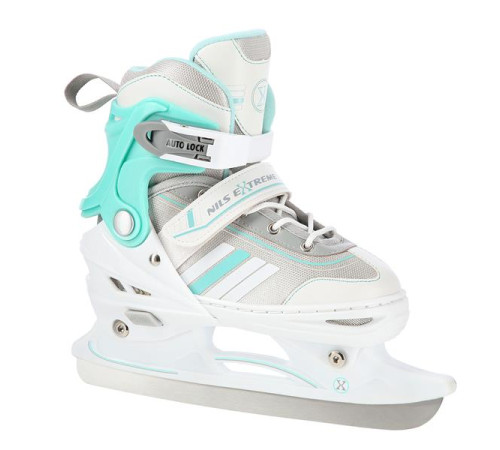 Роликові ковзани 2в1 NILS EXTREME NH18191 розмір S 29-33, біло-блакитні