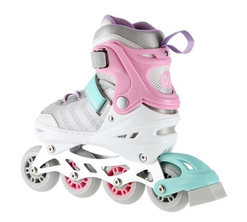 Роликові ковзани 4в1 NILS EXTREME NH18192 розмір S 29-33, біло-рожевий