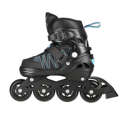 Роликові ковзани 2в1 NILS EXTREME NH11912A розмір S 31-34, чорно-блакитні