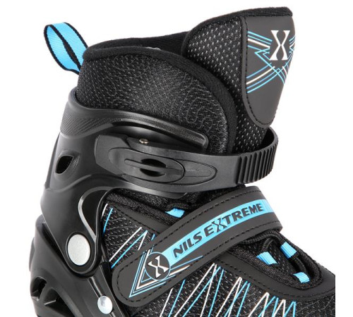 Роликові ковзани 2в1 NILS EXTREME NH11912A розмір S 31-34, чорно-блакитні