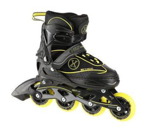 Ролики NILS EXTREME NA11008 чорно-жовті розмір M (35-38) Ролики NILS EXTREME NA11008 чорно-жовті розмір M (35-38)
