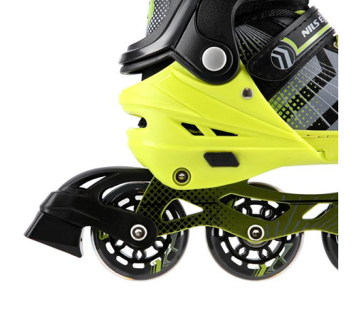 Роликові ковзани 4в1 NILS EXTREME NH18192 розмір M 34-38, чорно-жовті