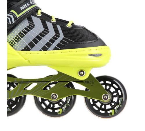 Роликові ковзани 4в1 NILS EXTREME NH18192 розмір L 39-43, чорно-жовті