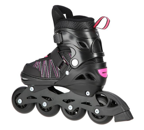 Роликові ковзани 2в1 NILS EXTREME NH11912A розмір S 31-34, чорно-рожеві