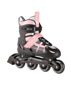 Роликові ковзани 2в1 NILS EXTREME NH18366A розмір L 39-42, чорно-рожеві