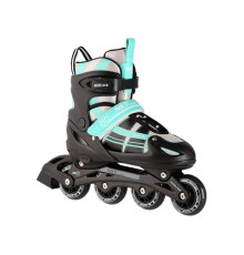 Роликові ковзани 2в1 NILS EXTREME NH18366A розмір M 35-38, чорно-зелені