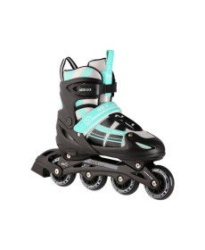 Роликові ковзани 2в1 NILS EXTREME NH18366A розмір M 35-38, чорно-зелені