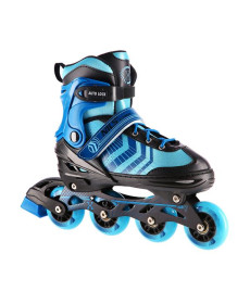 Роликові ковзани 4в1 NILS EXTREME NH18192A розмір S 29-33, чорно-сині