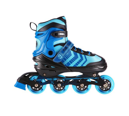 Роликові ковзани 4в1 NILS EXTREME NH18192A розмір S 29-33, чорно-сині