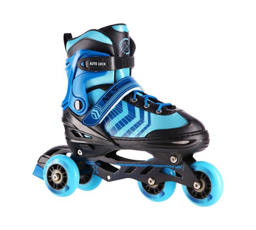 Роликові ковзани 4в1 NILS EXTREME NH18192A розмір S 29-33, чорно-сині