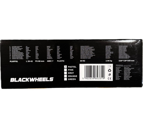 Роликові ковзани Blackwheels Playful L - розмір 39-42, рожево-фіолетові Роликові ковзани Blackwheels Playful L - розмір 39-42, рожево-фіолетові