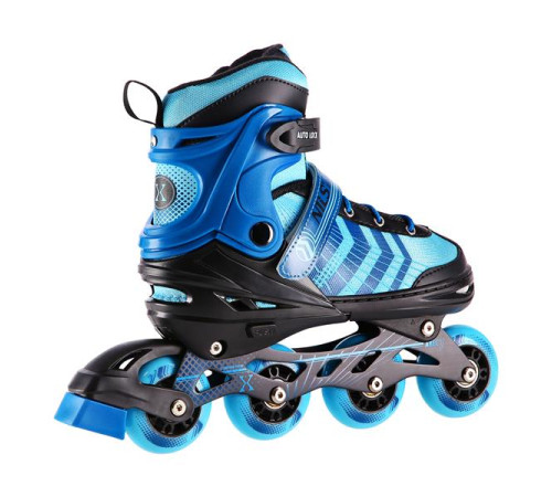 Роликові ковзани 4в1 NILS EXTREME NH18192A розмір M 34-38, чорно-сині