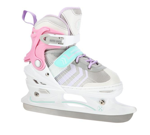 Роликові ковзани 4в1 NILS EXTREME NH18192 розмір M 34-38, біло-рожеві